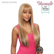 Vanessa Synthetic Hair Tops Slim Bang Swissilk Lace Front Wig - TBANG BAYBE